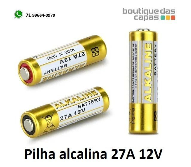 Pilha Alcalina 23a 12v Gimex ou 27a 12v enoughelec - Foto 2