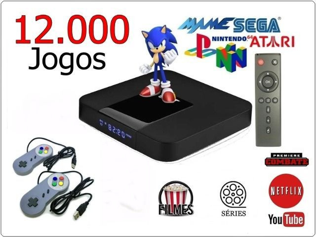Retro Games 12 Mil Jogos + Tv / Filmes / Séries