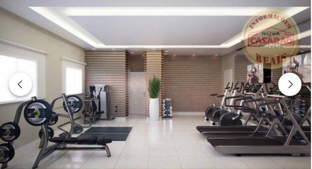 Apartamento com 1 dormitório à venda, 52 m² por R$ 248.000,00 - Vila Caiçara - Praia Grand - Foto 8