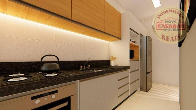 R$ 165.000 Apartamento à venda, 38 m² por R$ 165.000,00 -Guilhermina - Praia Grande - Foto 7