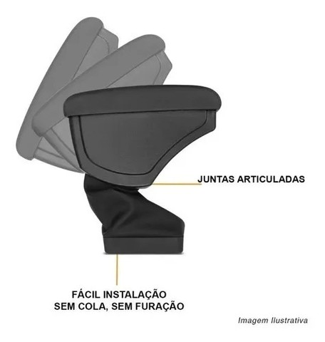 Apoio Suporte Braço Porta Objeto Pajero Tr4 2003/ - Foto 2