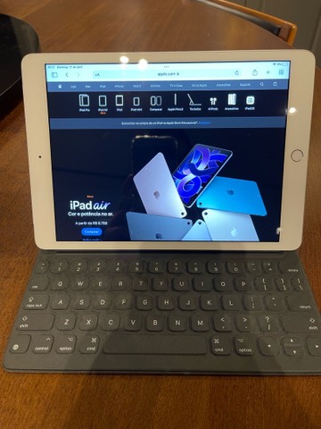iPad 8 128gb Wi-Fi + Celular (4G), c/ Magic Keyboard. Na garantia. - Foto 3