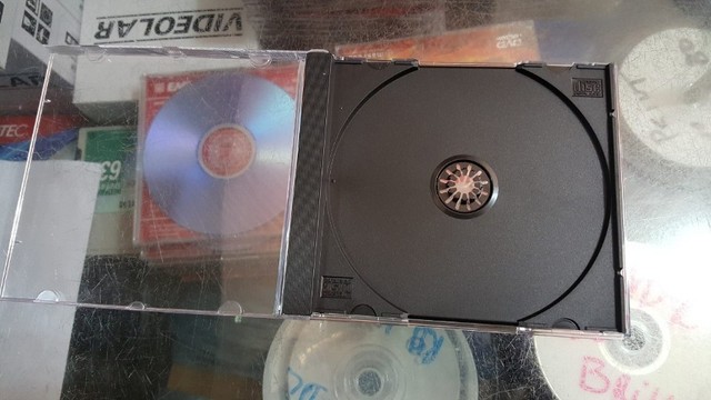 Capinha Box Cd e Dvd acrilico fundo preto e transparente - Foto 2