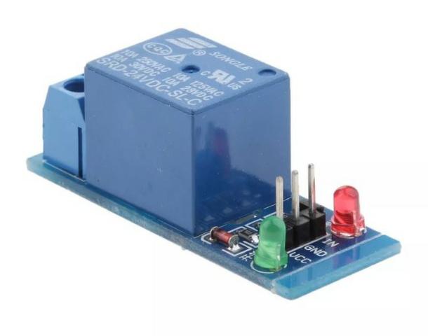 COD-AM29 Modulo Rele 1 Canal 24v Automção Arduino Pic Raspberry Pic