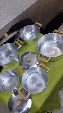 Panelas de alumínio batido Grosso - Foto 6