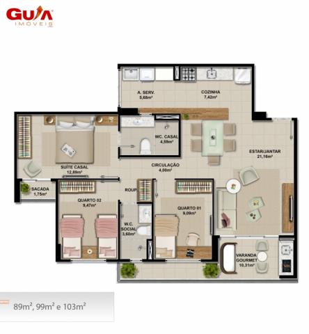 Apartamentos novos com 03 quartos a venda no cambeba - Foto 6