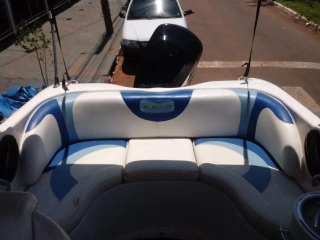 Lancha 19 Pes Motor Mercury Optimax 135HP 125 Horas - Foto 3