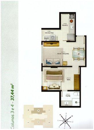 01 E 02 QUARTOS NOVINHO EM ITAPUÃ - Foto 4