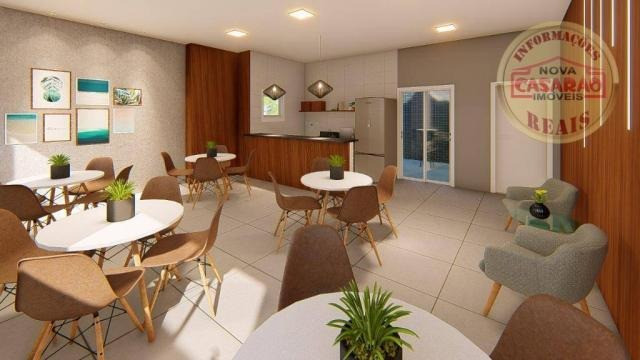 R$ 165.000 Apartamento à venda, 38 m² por R$ 165.000,00 -Guilhermina - Praia Grande - Foto 2