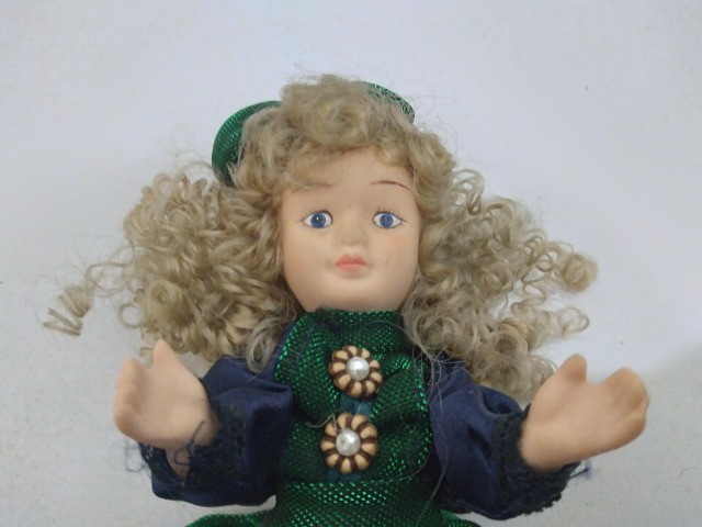 Boneca Antiga Porcelana Biscuit - Foto 4