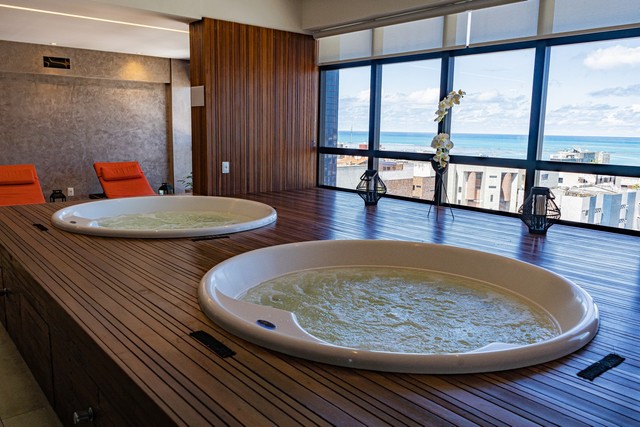 Apartamento quarto e sala mobiliado com vista para o mar na Ponta verde - EDF TIME - Foto 4
