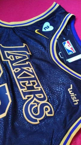 Camisa de basquete Regata NBA L.A. Lakers #23 LeBron James - Modelo Black Mamba - Foto 3