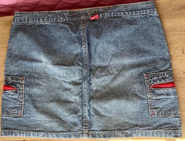 Mini Saia Jeans, tamanho 40, com bolso lateral, marca Boxer - Foto 2