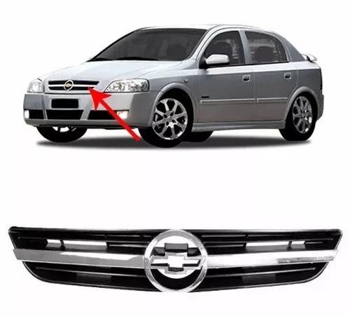 Grade Cinza Radiador Astra Com Friso Cromado 2003 A 2011