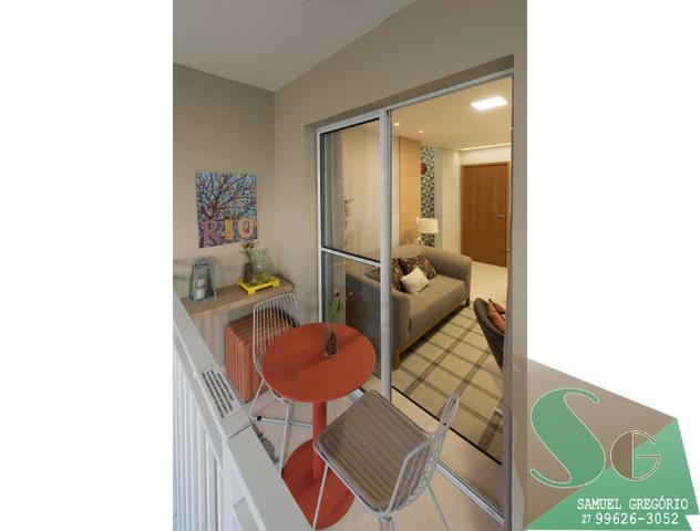 SAM - 25 - Torre Bromélia - 2 quartos com varanda - 46m² - Serra, ES