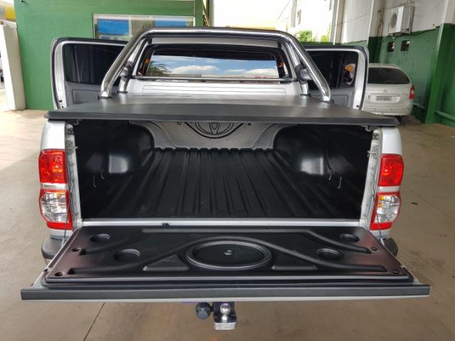 Hilux srv 2.7 flex 4x4 automatica 2014/2014 prata completa - Foto 12