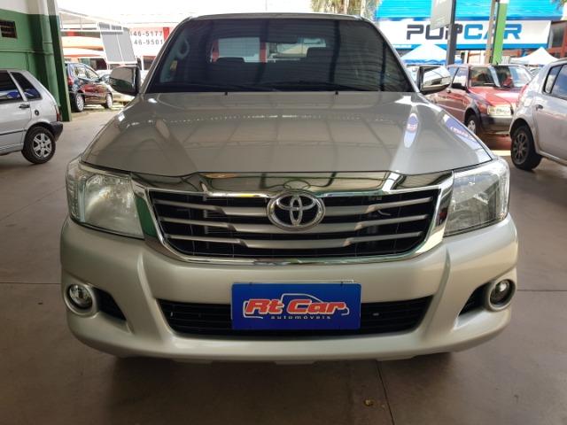 Hilux srv 2.7 flex 4x4 automatica 2014/2014 prata completa - Foto 2
