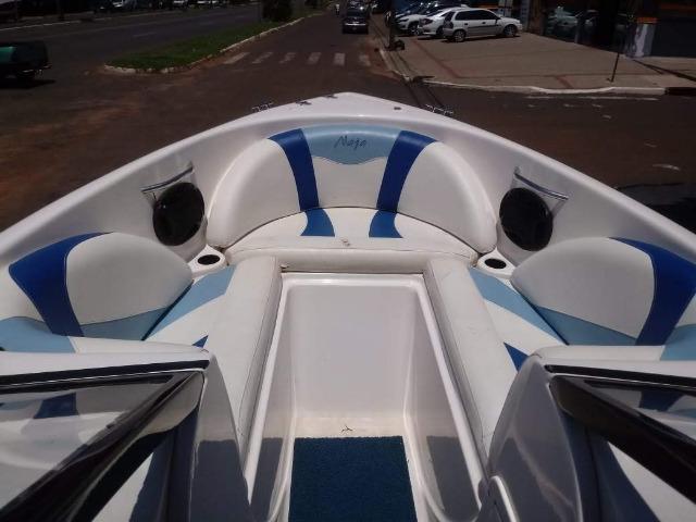 Lancha 19 Pes Motor Mercury Optimax 135HP 125 Horas - Foto 12