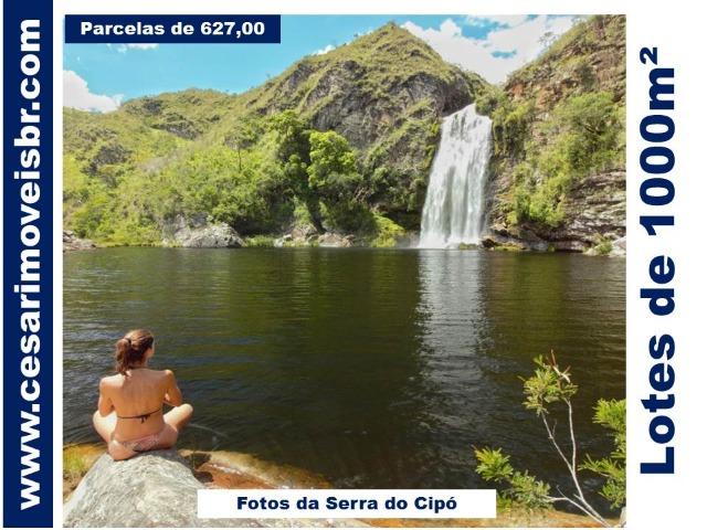 Lotes de 1000 m² próximo a Lagoa Santa, no caminho para a Serra do Cipó. Parc.R$599,00
