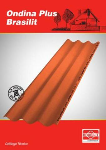 Telha de Fibrocimento Ondina Plus - Cor Cerâmica | 244 x 50 - 5mm - Foto 2