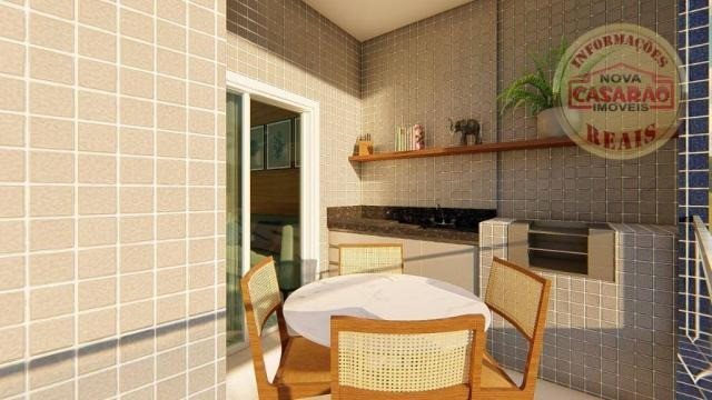 R$ 165.000 Apartamento à venda, 38 m² por R$ 165.000,00 -Guilhermina - Praia Grande - Foto 3