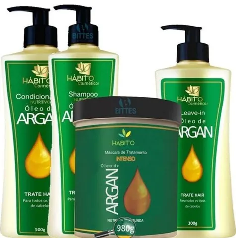 Cuidando dos Cabelos Kit Completo Hábito Cosméticos