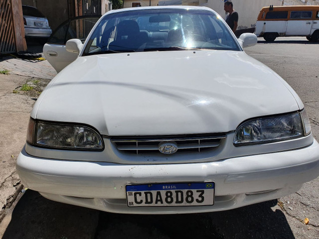 HYUNDAI/SONATA GLS ANO 1995 COMPLETO BRANCO LINDO LINDO LINDO 100% APROVADO LAUDO.