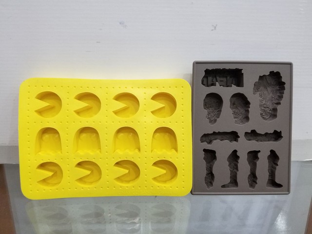 10 Formas de Silicone. Itens novos e importados.