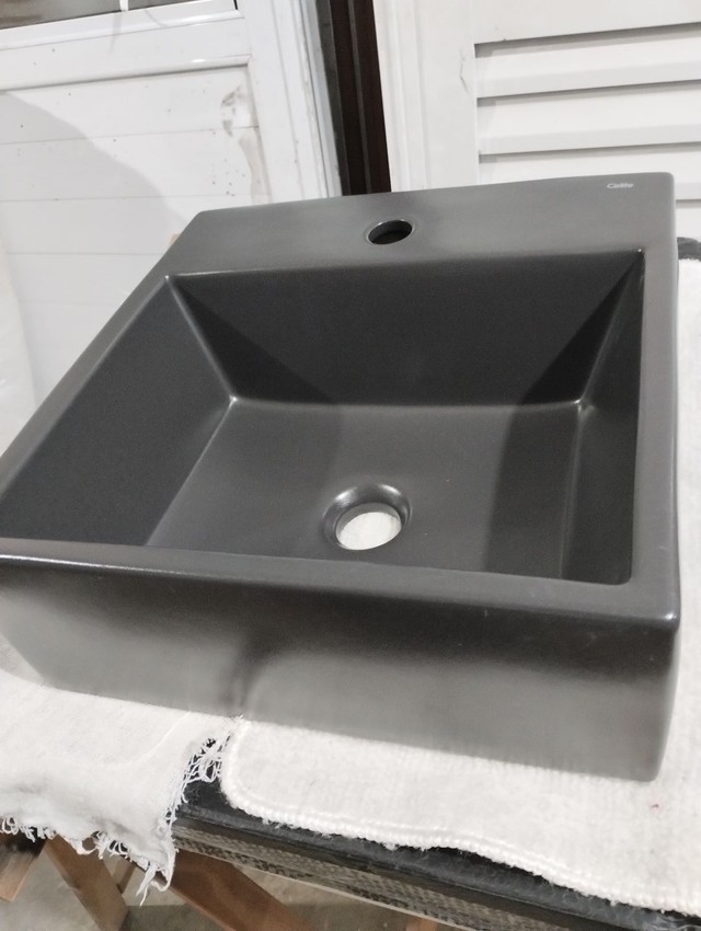 Cuba de apoio 41x41 preto fosco celite 