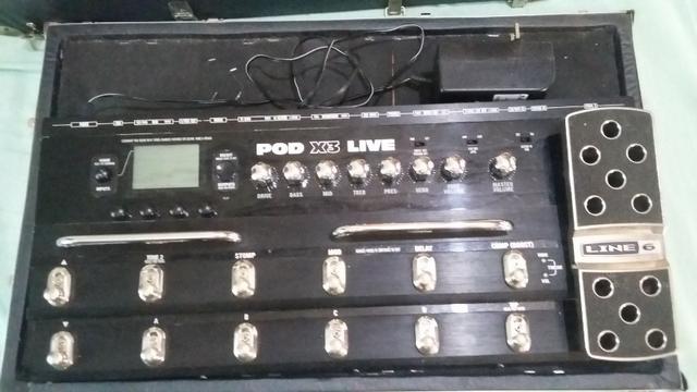 pedaleira pod x3 live da line 6 instrumentos musicais primor