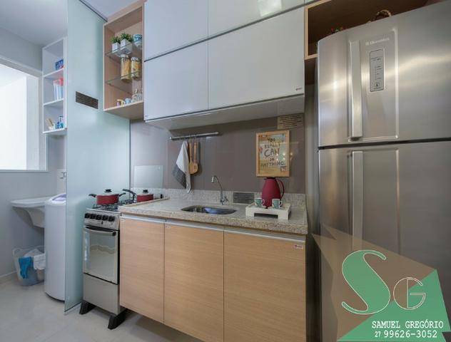 SAM - 25 - Torre Bromélia - 2 quartos com varanda - 46m² - Serra, ES - Foto 3