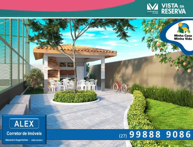 ALX - 06 - APÊ de 2 Quartos - Entrada Parcelada em 60 meses - Vista da Reserva - Foto 11