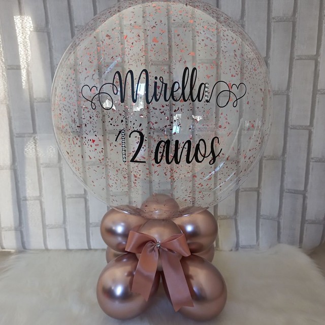 Balão bubble personalizado