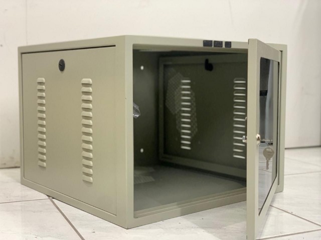 Rack Bege 8U Baixo Com Chave e Abertura Para Coolers, Garantia e Nf-e! - Foto 4