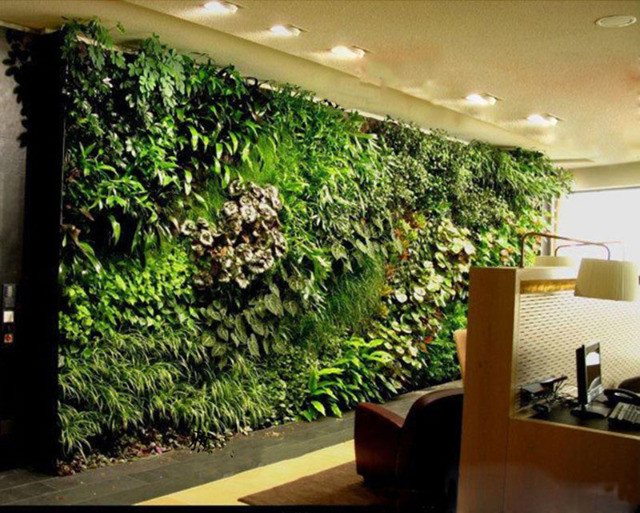 Bolsa de plantio vertical de parede, saco verde de plantio  - Foto 3