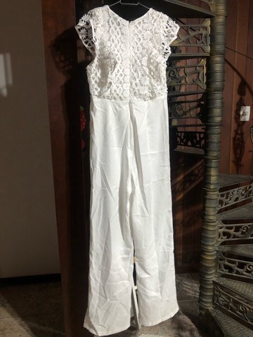 Macacão branco longo - Foto 3