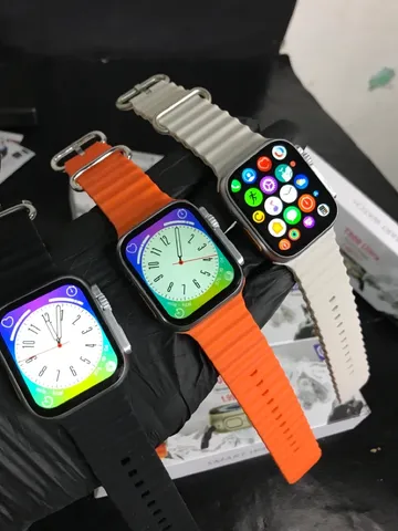 Smartwatch Série 8 Ultra Lançamento 2023 Faz e Recebe Ligação,Recebe Notificações
