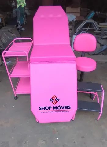 Kit Estética Rosa Pink 4 peças. 