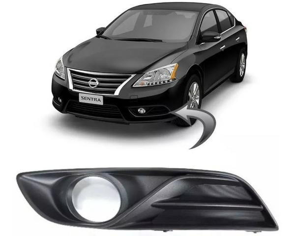 Grade Moldura Milha Com Furo Sentra 2014 2015 2016 Esquerdo