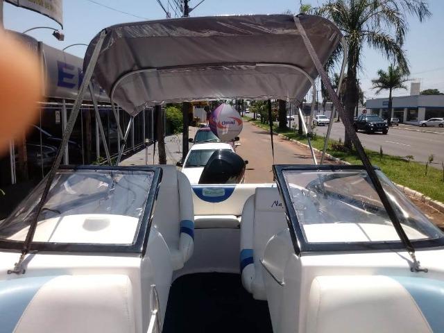 Lancha 19 Pes Motor Mercury Optimax 135HP 125 Horas - Foto 13