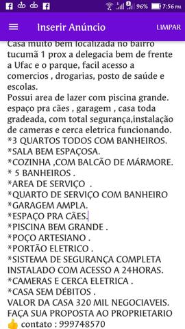 Vendo Casa em frente a ufac mande sua proposta *