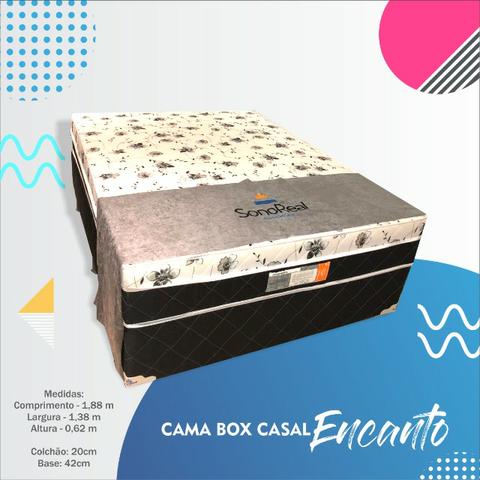 Cama Box Encanto de Casal Sono Real - Entrega Grátis - Foto 3