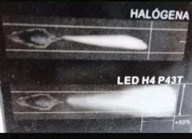 Lâmpada Farol Led Maior Alcance (Moto) - Foto 2