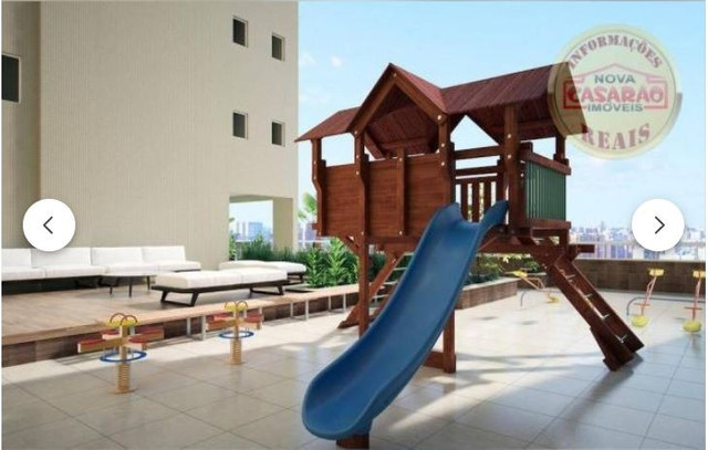 Apartamento com 1 dormitório à venda, 52 m² por R$ 248.000,00 - Vila Caiçara - Praia Grand - Foto 4