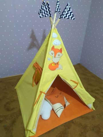 Cabana Infantil Barraca Tenda Com Colchonete Carrinho Novo - Foto 6