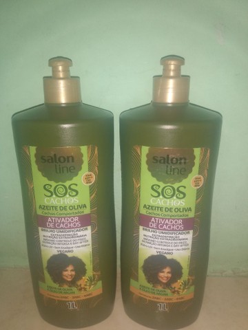 Creme pentear 1 litro azeite de oliva Salon Line