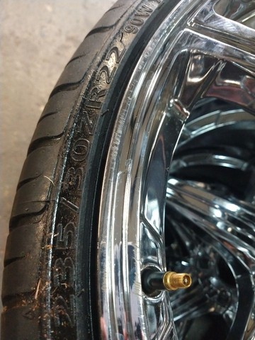Rodas 22" cromadas furação 5×108 - Foto 5