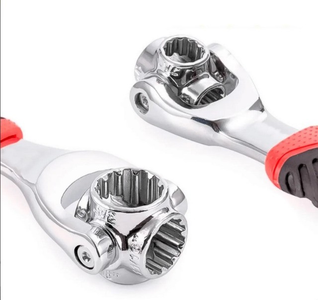Chave Multifuncional Universal Soquete 48 em 1 360º