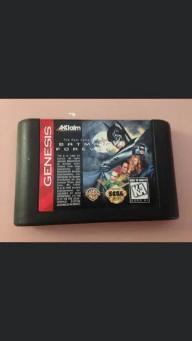 Batman Forever Cartucho Coleção Sega Genesis Mega Drive original