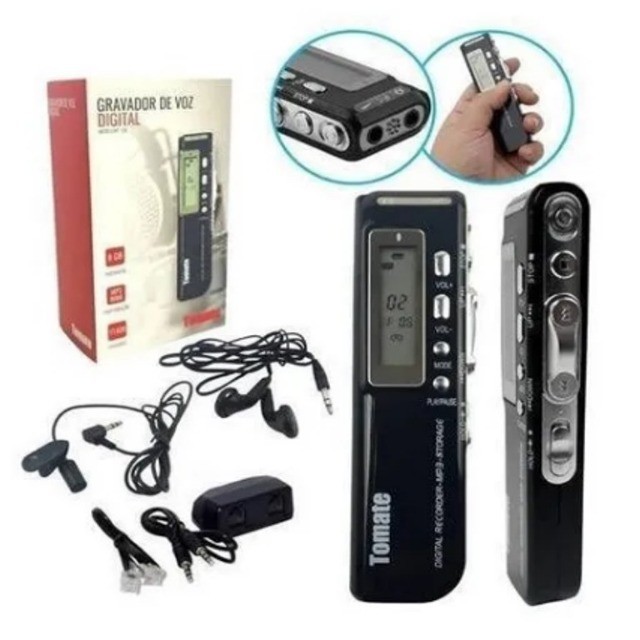 Gravador De Voz Digital Espião Grava Até 10 Dias Direto 8gb - Foto 5